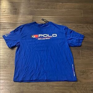 Polo Ralph Lauren Sailing Team P15 Offshore Open T Shirt new blue Mens Size 1XB